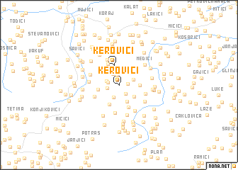 map of Kerovići