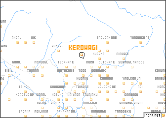 map of Kerowagi