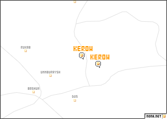 map of Kerow