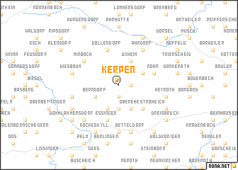 map of Kerpen