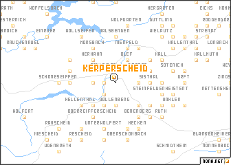 map of Kerperscheid