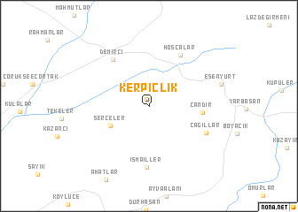 map of Kerpiçlik