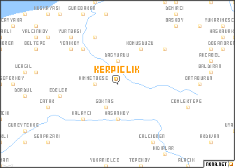 map of Kerpiçlik