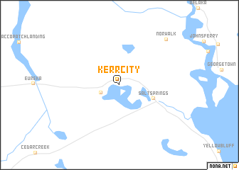 map of Kerr City