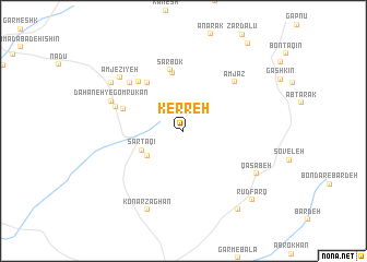 map of Kerreh