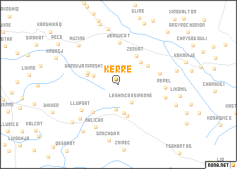 map of Kërrë