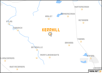 map of Kerr Hill