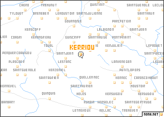 map of Kerriou