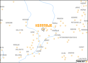 map of Kërrnajë