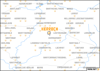 map of Kerroch