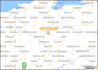 map of Kerrouan
