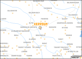 map of Kerroum