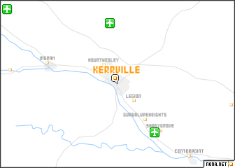 map of Kerrville