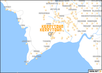 map of Kerry Town