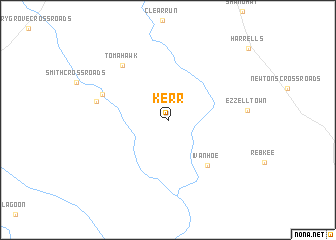 map of Kerr