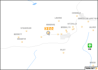 map of Kerr