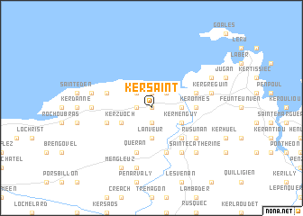 map of Kersaint