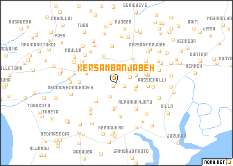 map of Ker Samba NʼJabeh