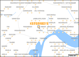 map of Ker Sam Boye