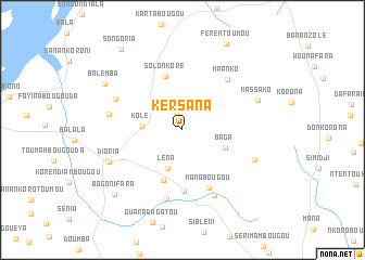 map of Kersana
