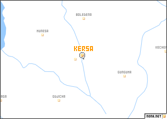 map of Kʼersa