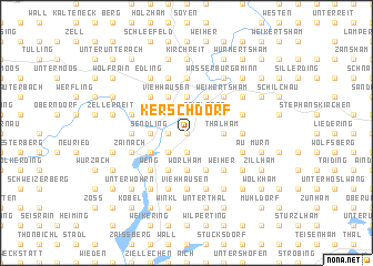 map of Kerschdorf