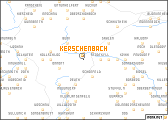 map of Kerschenbach