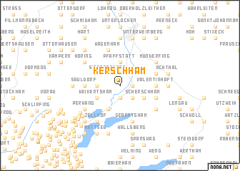 map of Kerschham