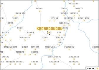 map of Kersédougou