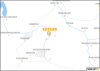 map of Kersha