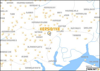 map of Ker Sidyke