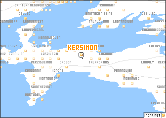 map of Kersimon
