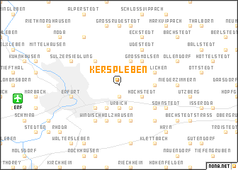 map of Kerspleben