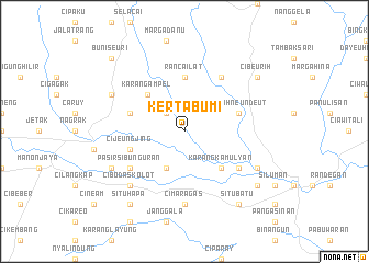 map of Kertabumi