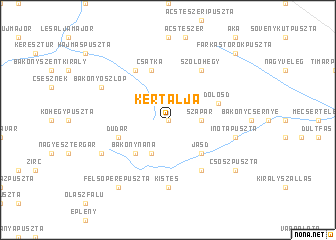 map of Kertalja