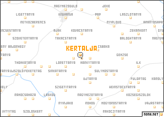 map of Kertalja