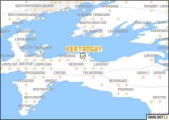 map of Kertanguy