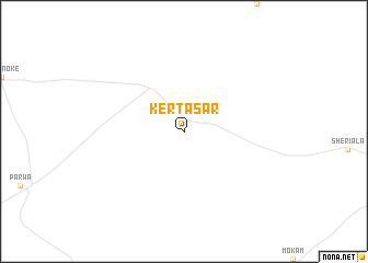 map of Kertasar