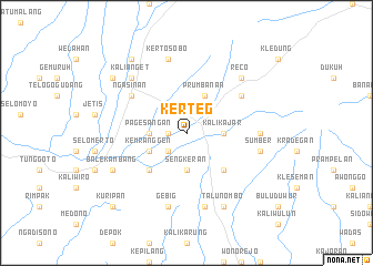 map of Kerteg