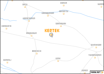 map of Kertek