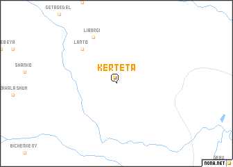 map of Kerteta