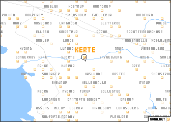 map of Kerte