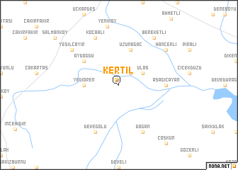 map of Kertil