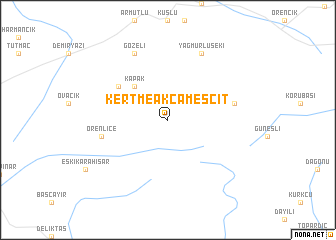 map of Kertmeakçamescit