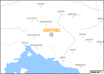 map of Kertmeç