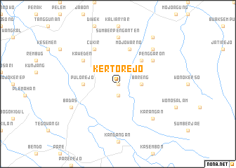 map of Kertorejo