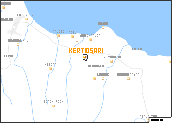 map of Kertosari