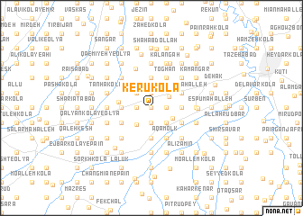 map of Kerū Kolā