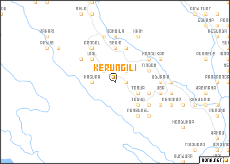 map of Kerungili