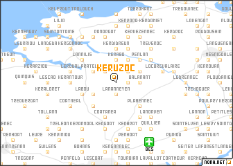 map of Keruzoc